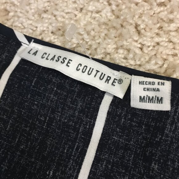 NWT La Classe Couture Striped Tie Sleeve Tunic Dress - Picture 8 of 16